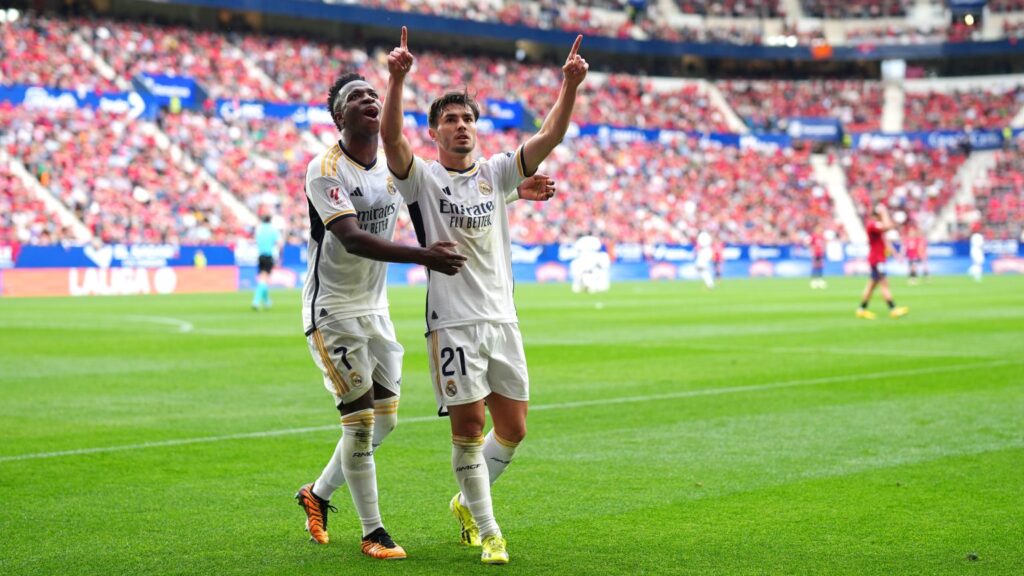 Real Madrid 4-2 Osasuna: Vinicius Jr. nets brace, extends LaLiga lead by 10 points | La Liga